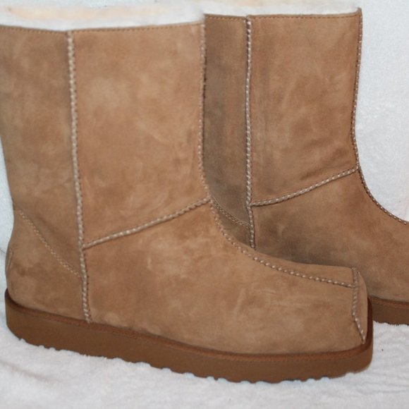 UGG‎ SPECIAL EDITION MEN'S SUEDE SHEARLING BOOTS - Picture 6 of 12